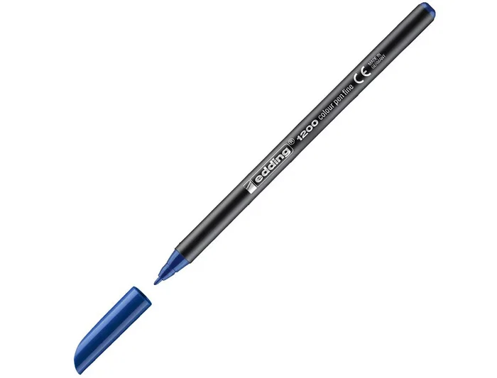 Edding Rotulador 1200 Punta Fibra Azul 0.5 Mm Blister 2 Unidades