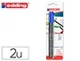 Edding Rotulador 1200 Punta Fibra Azul 0.5 Mm Blister 2 Unidades