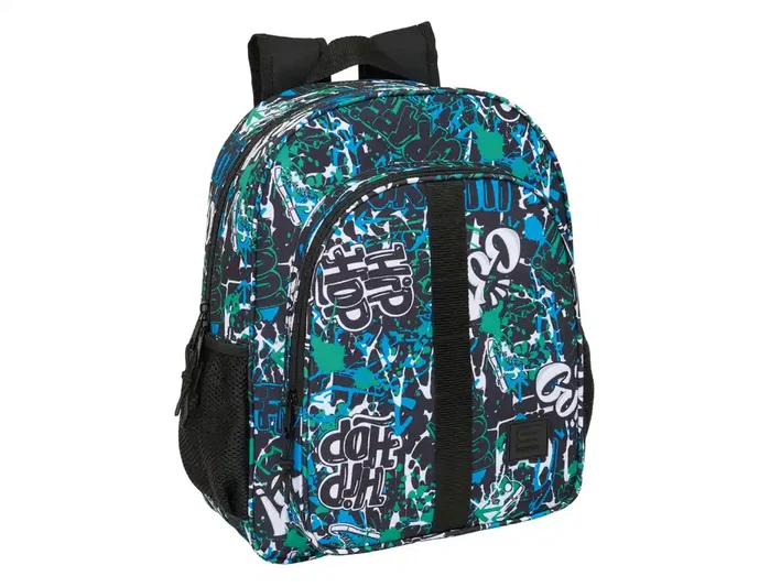 Safta Mochila Safta Junior adaptable a carro graffiti 380x320x120 mm Safta Mochila Safta Junior adaptable a carro graffiti 380x320x120 mm
