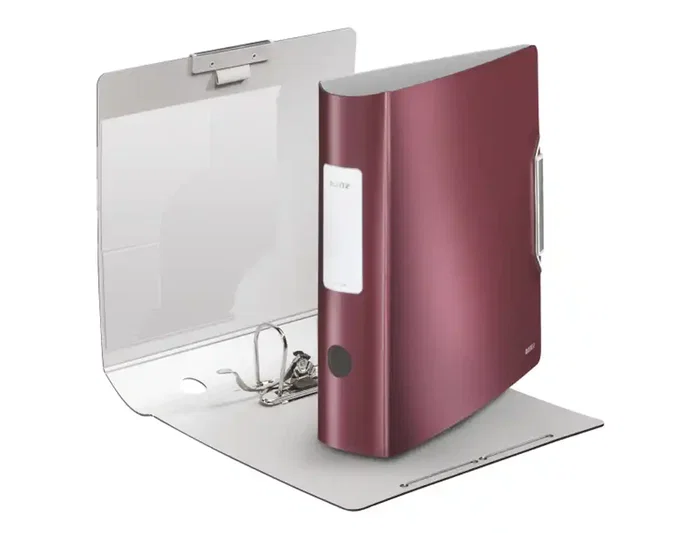 Leitz Archivador de palanca active solid polyfoam 180 DIN A4 lomo 82 mm Rojo Granate
