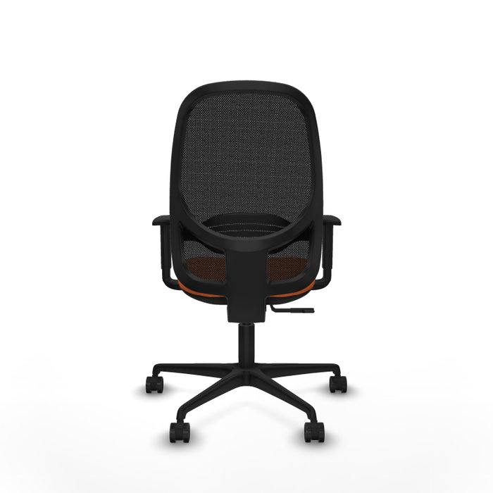 PIQUERAS Y CRESPO Silla de oficina Cilanco Naranja y Negro