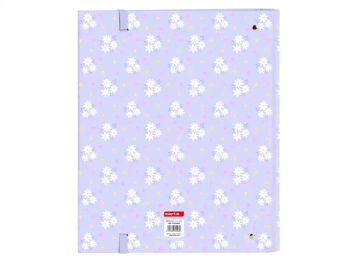 Safta Carpeta con recambio DIN A4 Cuadro 5 mm con goma y separadores Bouquet Safta Carpeta con recambio DIN A4 Cuadro 5 mm con goma y separadores Bouquet