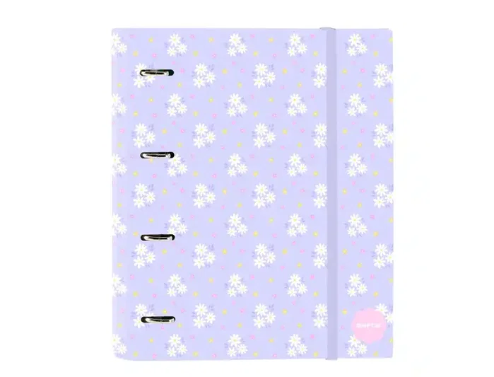 Safta Carpeta con recambio DIN A4 Cuadro 5 mm con goma y separadores Bouquet Safta Carpeta con recambio DIN A4 Cuadro 5 mm con goma y separadores Bouquet