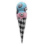 Atosa Helado Decorativo de Halloween con Ojos y Colores Surtidos 25cm