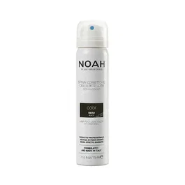NOAH Corrector de Raíces Negro para Cabello Canoso, Spray de 75ml con Vitamina B5 - Cubre Crecimiento, Aplicación Rápida en Seco o Húmedo