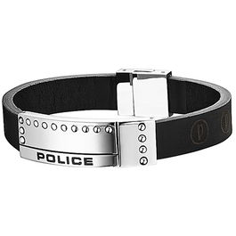 Pulsera Hombre Police PJ24643BLB01L Cuero 18 cm