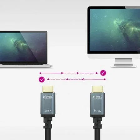 NANO CABLE Cable HDMI 2.1 IRIS 5.0M 8K 48Gbps 4K@120Hz 8K@60Hz eARC HDR 32 Canales Audio Negro