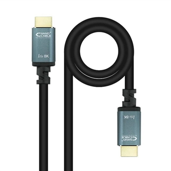 NANO CABLE HDMI 2.1 IRIS 8K 5m Negro NANO CABLE HDMI 2.1 IRIS 8K 5m Negro