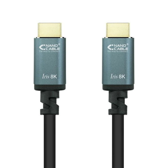 NANO CABLE HDMI 2.1 IRIS 8K 5m Negro NANO CABLE HDMI 2.1 IRIS 8K 5m Negro