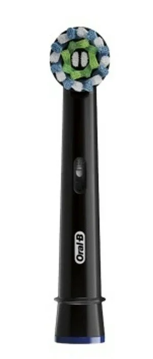 Oral-B Cabezales de Recambio CrossAction, Pack de 6, Negro