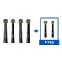 Oral-B Cabezales de Recambio CrossAction, Pack de 6, Negro