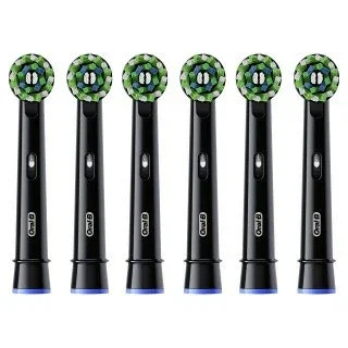 Oral-B Cabezales de Recambio CrossAction, Pack de 6 unidades, Negro Oral-B Cabezales de Recambio CrossAction, Pack de 6 unidades, Negro