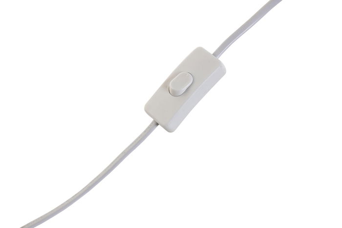 DKD Home Decor Lámpara Sobremesa Moderno Blanco Dorado Resina 17 x 44 x 18 cm