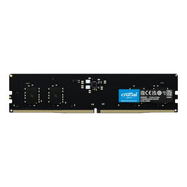 Crucial CT8G56C46U5 RAM 8GB DDR5 5600MHz CL46 DIMM con Intel XMP 3.0 y AMD EXPO