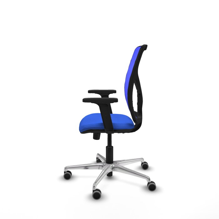 PIQUERAS Y CRESPO Silla de oficina Motilla Azul con Mecanismo Sincro