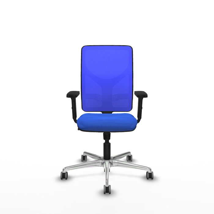 PIQUERAS Y CRESPO Silla de oficina Motilla Azul con Mecanismo Sincro