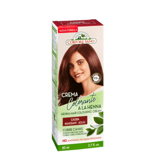 CORPORE SANO Crema Colorante Henna Caoba 80ml