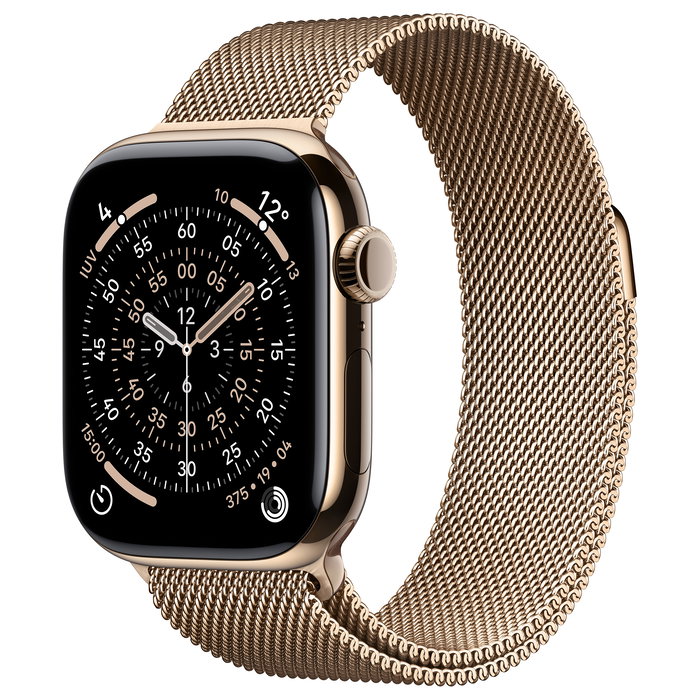 Apple Watch S11 Titan Gold Cellular 42mm con Brazalete Milanesa Oro Apple Watch S11 Titan Gold Cellular 42mm con Brazalete Milanesa Oro