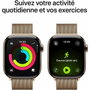 Apple Watch Series 11 Titan Gold Cellular 42mm (Milanaise Armband gold)