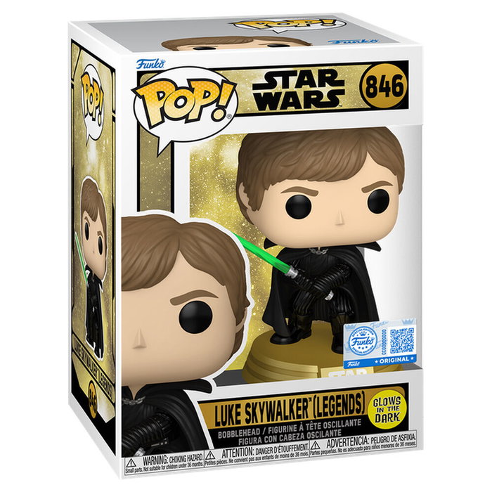 Funko Figura POP! Star Wars Legends Luke Skywalker Glow in the Dark Funko Figura POP! Star Wars Legends Luke Skywalker Glow in the Dark