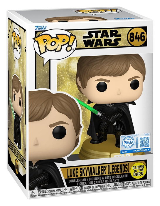 Funko Figura POP! Star Wars Legends Luke Skywalker Glow in the Dark Funko Figura POP! Star Wars Legends Luke Skywalker Glow in the Dark