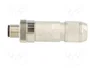 LAPP Conector M12 macho de 4 pines recto IP67 código D - Ethernet