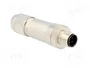 LAPP Conector M12 macho de 4 pines recto IP67 código D - Ethernet