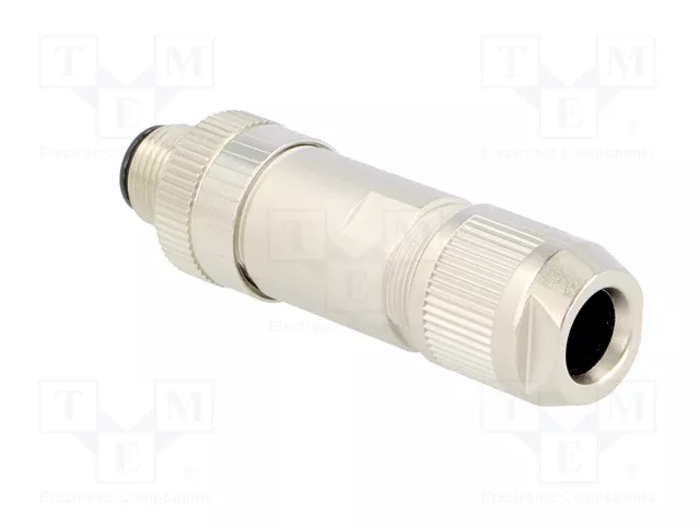 LAPP Conector M12 macho de 4 pines recto IP67 código D - Ethernet