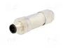 LAPP Conector M12 macho de 4 pines recto IP67 código D - Ethernet