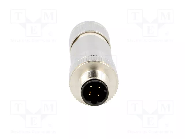 LAPP Conector M12 macho de 4 pines recto IP67 código D - Ethernet