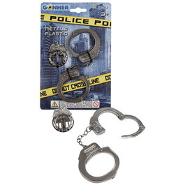 Gonher Esposas Policia Con Estrella 324/0 Juguete Para Niños +3 Años