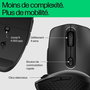 HP 695 Ratón Inalámbrico Recargable Bluetooth Qi Multi-dispositivo 6 Botones Programables