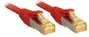 LINDY Cable de red Cat7 S/FTP Rojo 0,5 m RJ-45