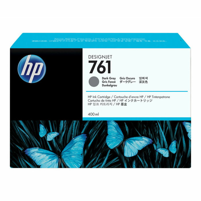 HP Cartucho de tinta DesignJet 761 Gris Oscuro 400ml CM996A