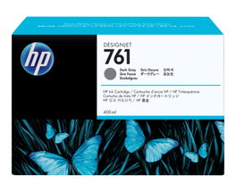 HP Cartucho de tinta DesignJet 761 Gris Oscuro 400ml CM996A