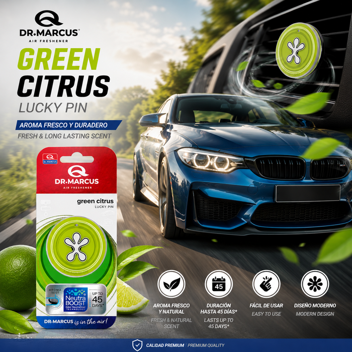 Drmarcus Lucky Pin Green Citrus Verde Drmarcus Lucky Pin Green Citrus Verde