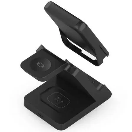 Aisens Base de Carga Inalámbrica ASCH-15W4WC064-BK 15W 4 en 1 para Móvil, Apple Watch, Auriculares, Negro Aisens Base de Carga Inalámbrica ASCH-15W4WC064-BK 15W 4 en 1 para Móvil, Apple Watch, Auriculares, Negro