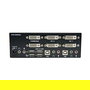StarTech Conmutador KVM Switch de 2 Puertos para Doble Monitor DVI, USB y Audio, Resolución 2048 x 1536, Compatible con Windows, Mac, Linux