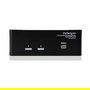 StarTech Conmutador KVM Switch de 2 Puertos para Doble Monitor DVI, USB y Audio, Resolución 2048 x 1536, Compatible con Windows, Mac, Linux