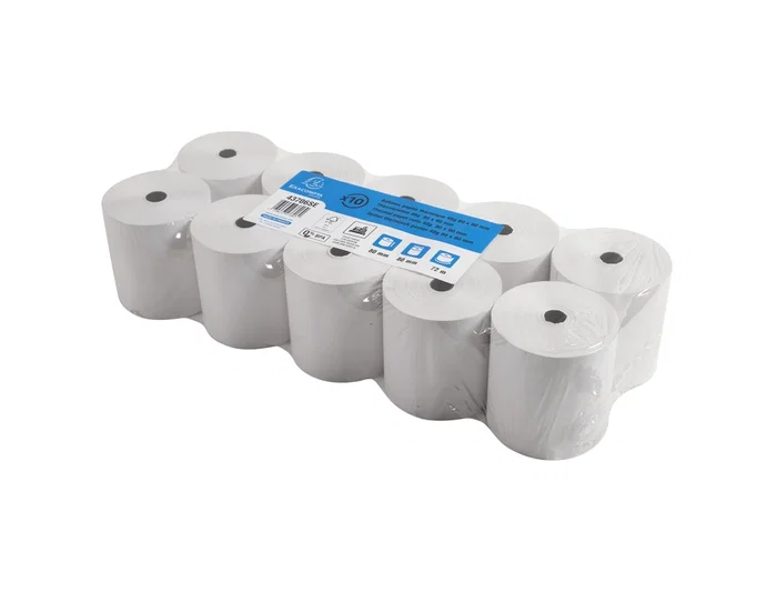 Exacompta Rollo Sumadora Térmico 80x70 mm 48 g/m2 Sin BPA