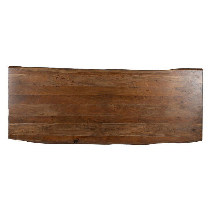 Mesa Comedor Marrón Madera de Acacia 280 X 100 X 77 cm Mesa Comedor Marrón Madera de Acacia 280 X 100 X 77 cm