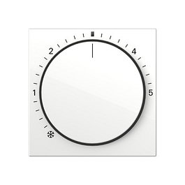 GIRA 270203 Placa frontal System 55 blanco brillante con luz de control