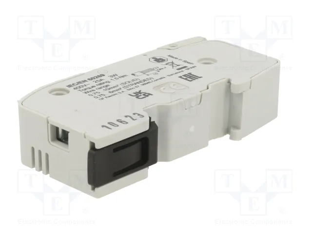 DF ELECTRIC Portafusibles 8x32mm para Raíl DIN 25A