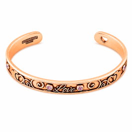 Alex And Ani Pulsera Love Acabado Rosa 20cm