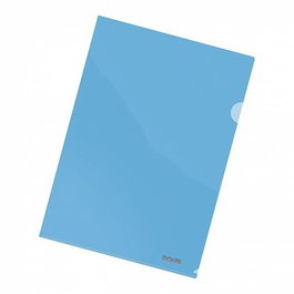 Dosier Angulo Recto Dohe Pp Cristal 120Μ A4 Azul Paquete De 10