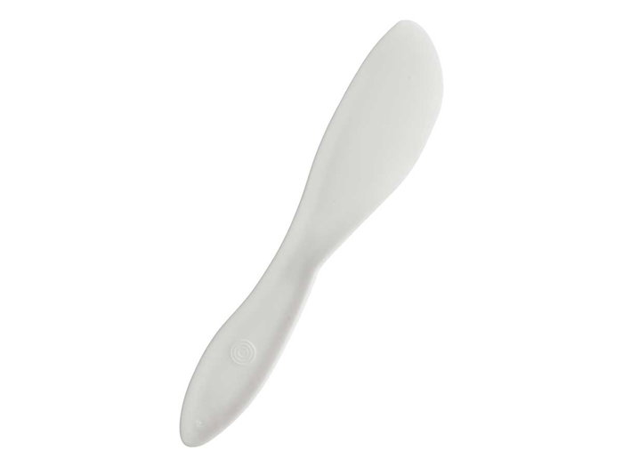 Kinvara Cuchillos de Plástico para Untar 3 Unidades 18x10x1 cm Blanco (Set de 48)