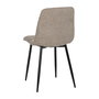 Silla Taupe Tejido-Metal Contract 44 X 42 X 89 cm (Set de 4)