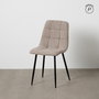 Silla Taupe Tejido-Metal Contract 44 X 42 X 89 cm (Set de 4)