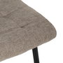 Silla Taupe Tejido-Metal Contract 44 X 42 X 89 cm (Set de 4)