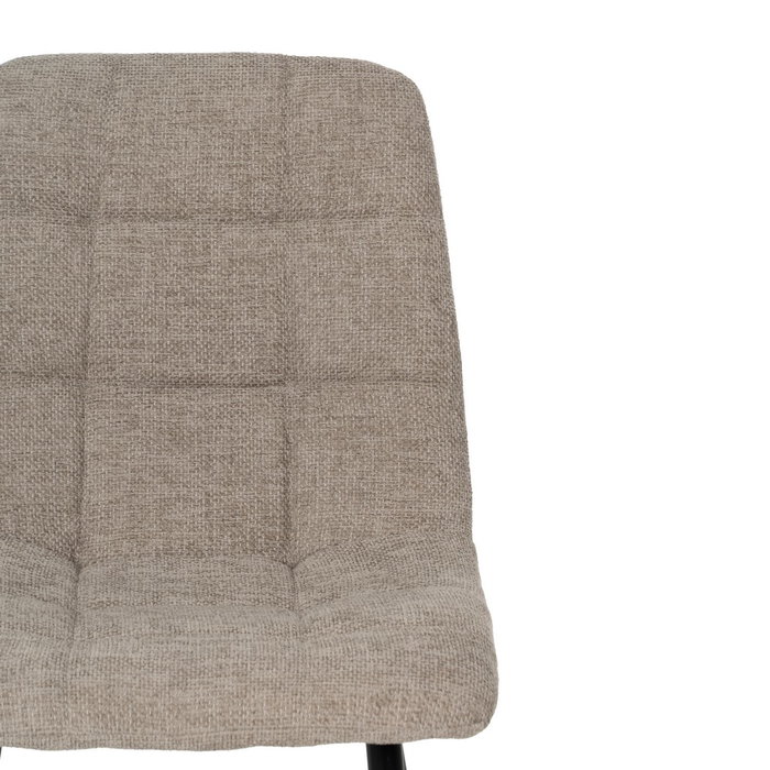 Silla Taupe Tejido-Metal Contract 44 X 42 X 89 cm (Set de 4) Silla Taupe Tejido-Metal Contract 44 X 42 X 89 cm (Set de 4)